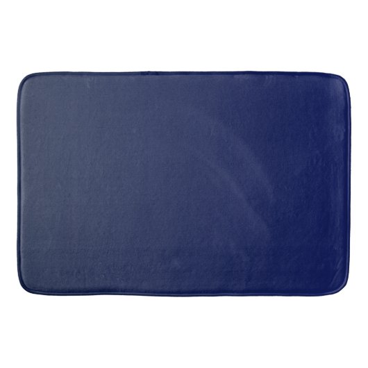 Marineblauwe Gradiënt Diepblauw Badmat (Voorkant)