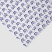  marineblauwe krab #1 tekening tissuepapier (Detail)