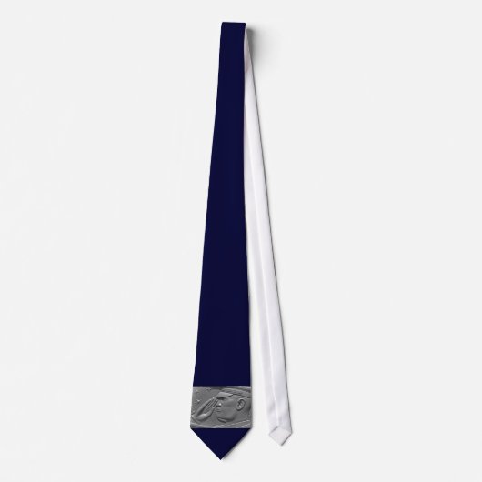 Marineblauwe militaire eerbetuiging stropdas (Voorkant)