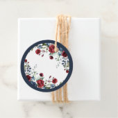 Marineblauwe Mimosa Bar Sap-etiket voor handschrif Bedankjes Labels (In situ)