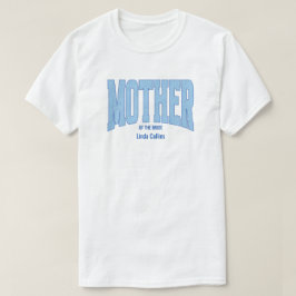 Marineblauwe nep glitters TROUWJURK MOEDER VAN DE T-shirt