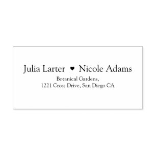 Marineblauwe oranje lente tulp bloemen bruiloft  zelfinktende stempel