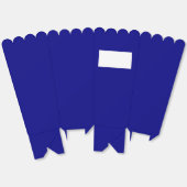 Marineblauwe popcorndoos bedankdoosjes (Ongevouwen)