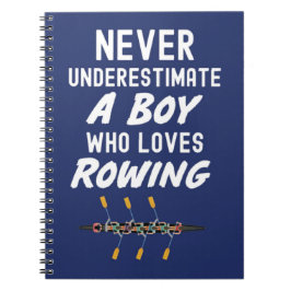Marineblauwe Roeicadeaus Voor Jongens Notitieboek