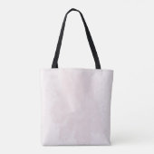 marineblauwe roze bloemen tote bag (Achterkant)