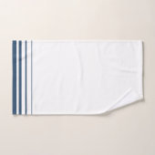 Marineblauwe Strepen Rustic Handdoek (Handdoek)