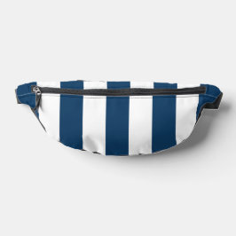 Marineblauwe strepen, witte strepen, gestreept pat heuptasje