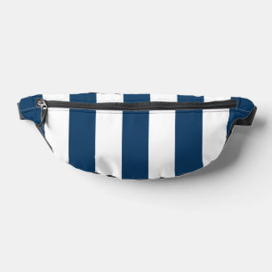 Marineblauwe strepen, witte strepen, gestreept pat heuptasje