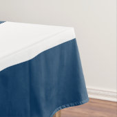 Marineblauwe strepen, witte strepen, gestreept pat tafelkleed (Voorbeeld)