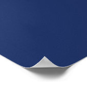 Marineblauwe tafelindeling poster voor trouwfeest (Hoek)