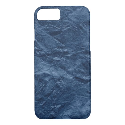 marineblauwe textuur Case-Mate iPhone case (Achterkant)