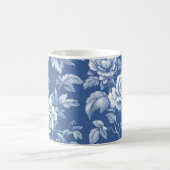 Marineblauwe Toile Koffiemok (Center)