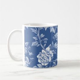 Marineblauwe Toile  Koffiemok