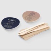 Marineblauwe Trouw Handwaaier (Niet-gemonteerd)