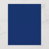 Marineblauwe uitnodiging voor afstuderen met 3 fot (Achterkant)