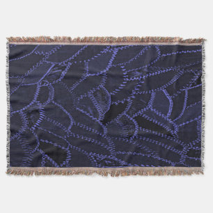 Marineblauwe Worpdeken Deken