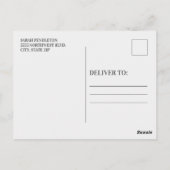 Marineblauwe Zilveren Glitter Verlovingsfeest Briefkaart (Achterkant)