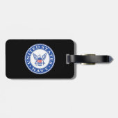 Marineblauw's onderofficier Bagagelabel van eerste (Achterkant horizontaal)