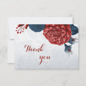 marinebloemen botanisch bedankkaart (Voorkant)