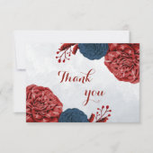 marinebloemen botanisch bedankkaart (Voorkant)