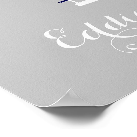 marineboer voor de bruiloft poster (Hoek)