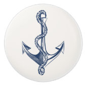  marineboot Nautical Anchor Lake House Boat Keramische Knop (Voorkant)