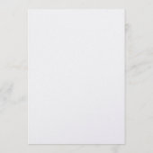 Marinebruiloft menu (Achterkant)