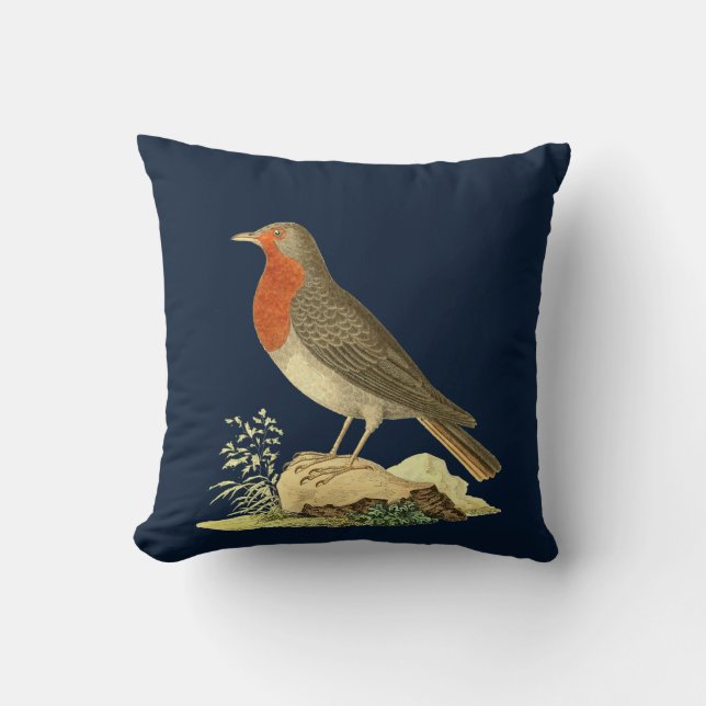  marinebuis oranje groen Sierkussen (Voorkant)