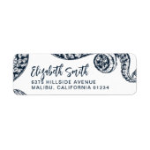 Marinecoctopus retouradreslabels etiket (Voorkant)