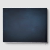 Marinegegoten roos goud botanische elegante bruilo gastenboek (Achterkant)