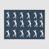 marinegolfers-silhouet tissuepapier (Voorkant)