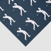 marinegolfers-silhouet tissuepapier (Detail)