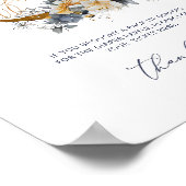 Marinegoud Over de maanluier loterij Poster (Hoek)