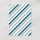 Marinegriffie en Mint Elephant Baby shower Cadeaur Informatiekaartje (Achterkant)