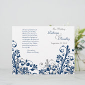 marinegrijs wit abstract bloemetjesprogramma (Staand voorkant)