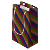 Marinegroen Klein Cadeauzakje (Voorkant Gekanteld)