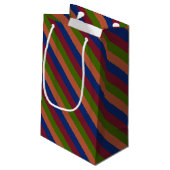 Marinegroen Klein Cadeauzakje (Achterkant Gekanteld)