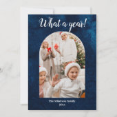 Marinejaar in Review Multi Fotocollage Kerstmis Aankondiging (Voorkant)