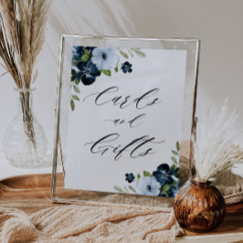 marinekaarten en lichtblauwe florenkaarten en cade poster