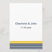 marinekaarten, vuurtoren, nautische menukaarten menu (Achterkant)