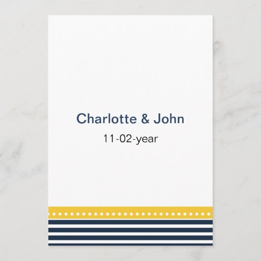 marinekaarten, vuurtoren, nautische menukaarten menu (Achterkant)