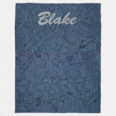  marinekijk personaliseren fleece deken (Voorkant)