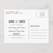  marinelabel Foto Opslaan Briefkaart datum (Achterkant)