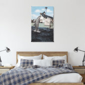 Marineland, Florida - Sailor Mouthfeed Canvas Afdruk (Insitu (Slaapkamer))