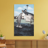 Marineland, Florida - Sailor Mouthfeed Canvas Afdruk (Insitu (Woonkamer))