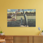 Marineland (Florida) - Uitzicht van veevoer Canvas Afdruk (Insitu (Woonkamer))