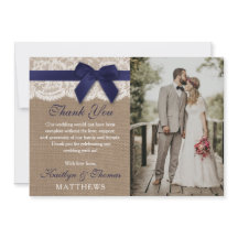 Marinelint op Burlap & Lace Trouwfoto