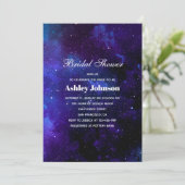 Marinelucht. Nachtsterren. Modern vrijgezellenfees Kaart (Staand voorkant)