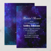 Marinelucht. Nachtsterren. Modern vrijgezellenfees Kaart (Voorkant / Achterkant)