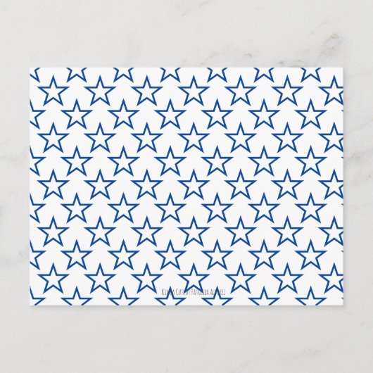 marinemeisje met witte rhythmische gymnastiek met  uitnodiging briefkaart (Achterkant)